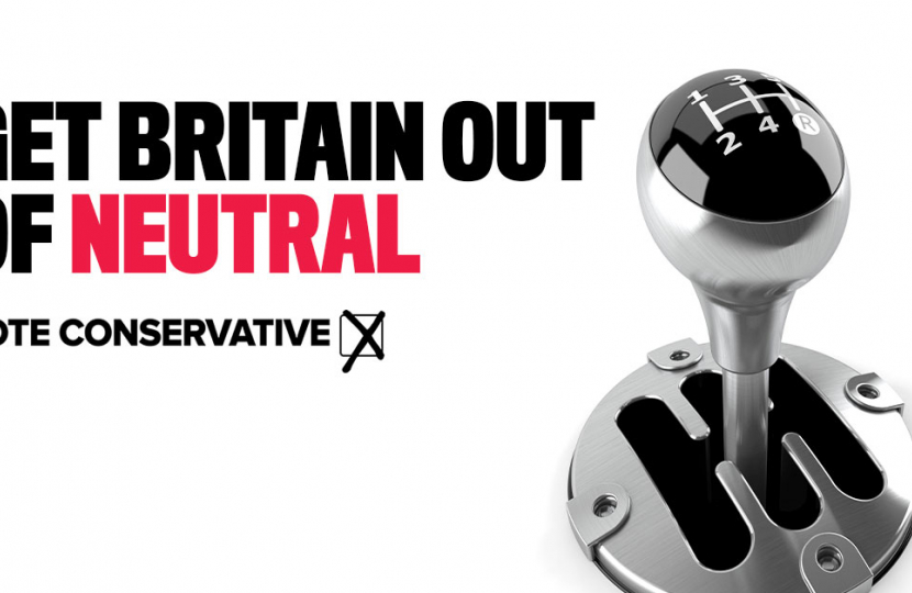 Get Britain out of neutral: Conservatives launch new billboard